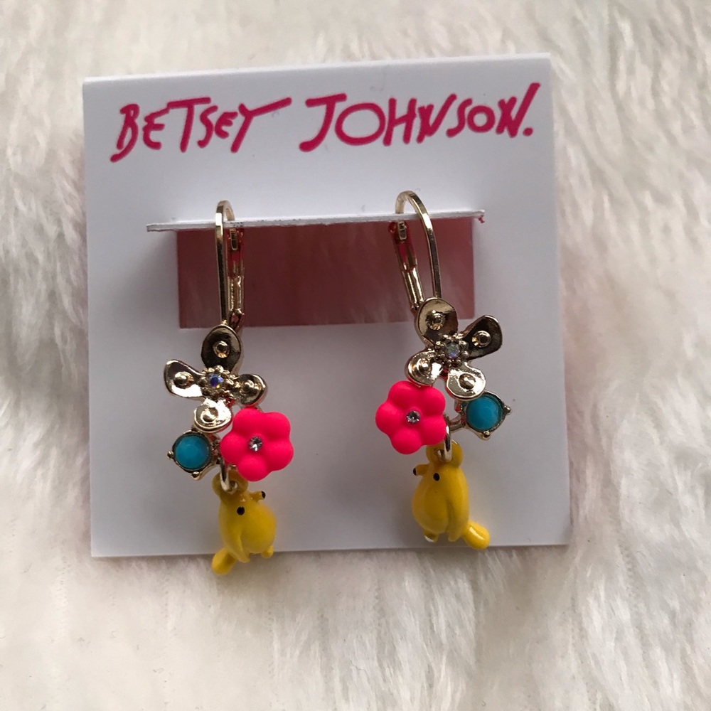 Betsey Johnson bird Earrings